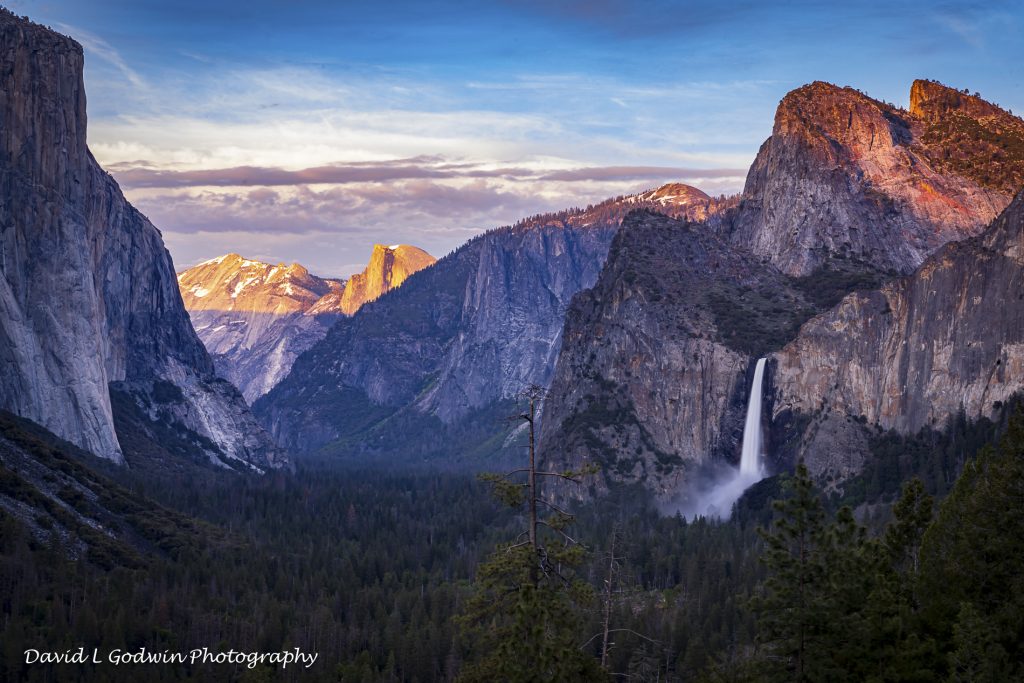 Yosemite 2019 Sunset Tunnel View David L Godwin Photography